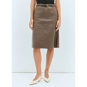 Toteme Women Double Leather Skirt